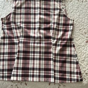 Ann Taylor factory plaid top